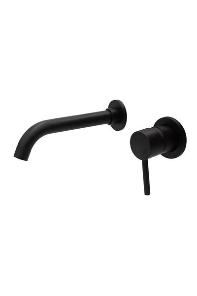Blackswan Design Baterie chiuveta baie, Blackswan, Tip M68, model negru mat, dimensiune 20.5 cm