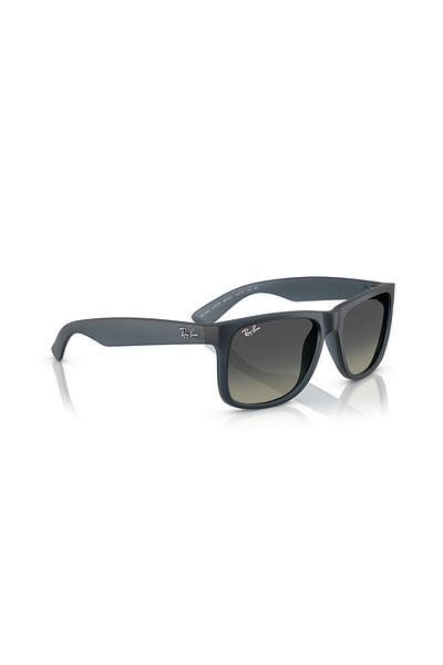 Ray-Ban نظارة شمسية راي بان جاستن للرجال - Rb 4165 - مقاس العدسة: 55 مم - أزرق مطاطي