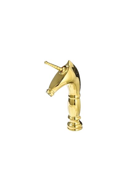 Blackswan Design Bathroom sink faucet, Blackswan, Type M275 Unicorn, medium gold model, size 27.2 cm