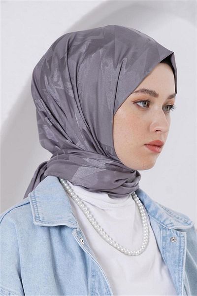 Loryan Floss Jacquard Delta Smoked Shawl