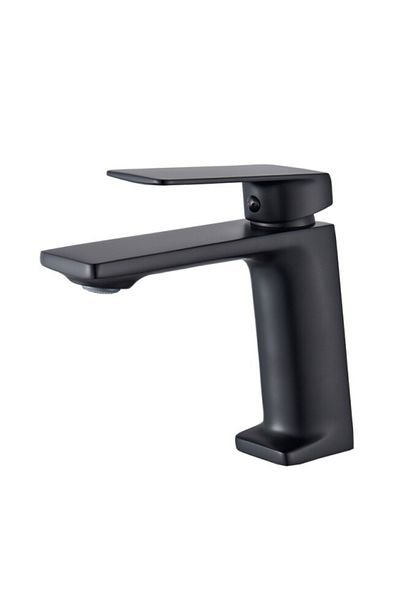 Blackswan Design Baterie chiuveta baie, Blackswan, Tip M117, model negru mat, dimensiune 16 cm