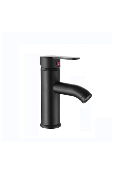 Blackswan Design Bathroom sink faucet, Blackswan, Type M98, black model, size 16.6 cm