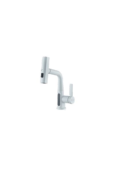 Blackswan Design Bathroom sink faucet, Blackswan, Type M326, smart, LCD display, 3 modes and waterfall shower, 23 cm