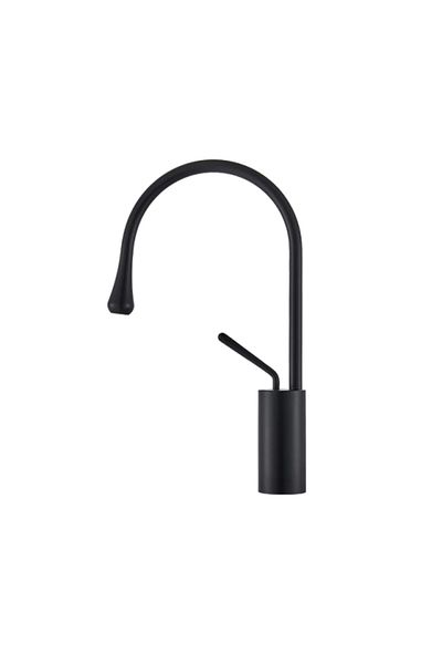Blackswan Design Baterie chiuveta baie, Blackswan, Tip M66, model negru mat, dimensiune 39 cm