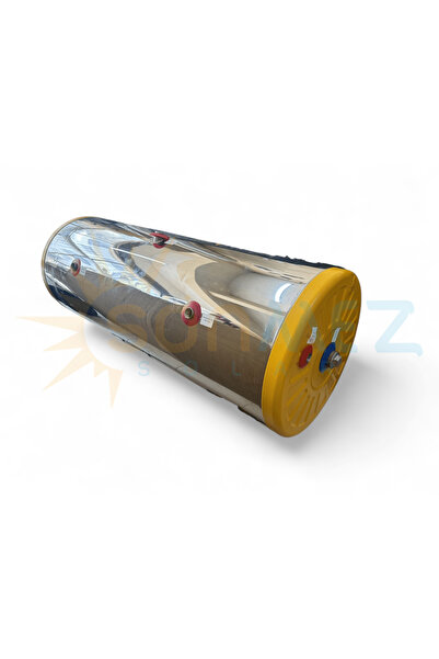 Sönmez (3 Kollektörlü) Çift Cidarlı Krom Güneş Enerjisi Basınçlı Boyleri Yatık Sıcak Su Deposu