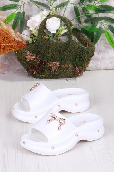 fort E461 Daily Beach Sea Pool Slippers Lightweight Comfortable Flexible Women's Slippers