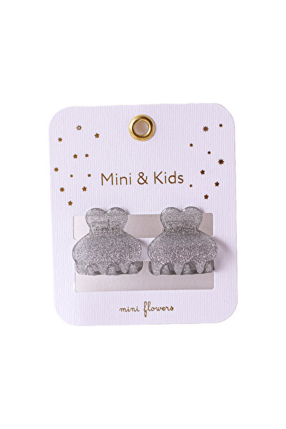Mini and Kids Mini & Kids Glittery Acrylic Children's Buckle - Silver