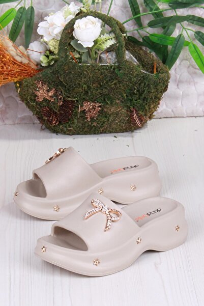 fort E461 Daily Beach Sea Pool Slippers Lightweight Comfortable Flexible Women's Slippers