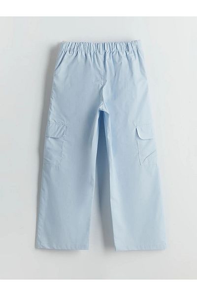 LC Waikiki Girls' Cargo Pants with Elastic Waist