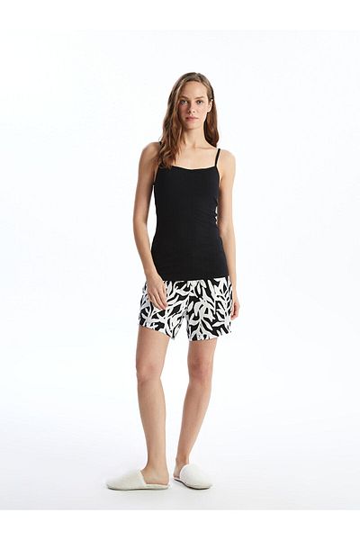 LC Waikiki Women's Cup Tank Top with Heart Neck Strap