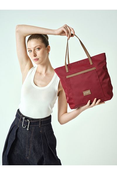 Pierre Cardin Geantă de umăr de damă roșie Claret 05PO25Y1896