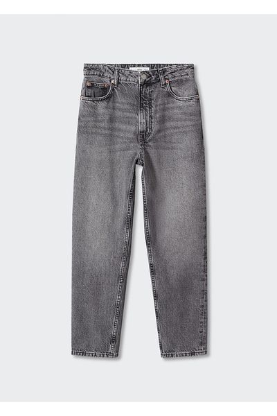MANGO Gray Women's Trousers47011309