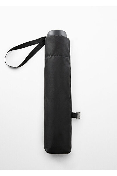 MANGO Μαύρη γυναικεία ομπρέλα 47150064