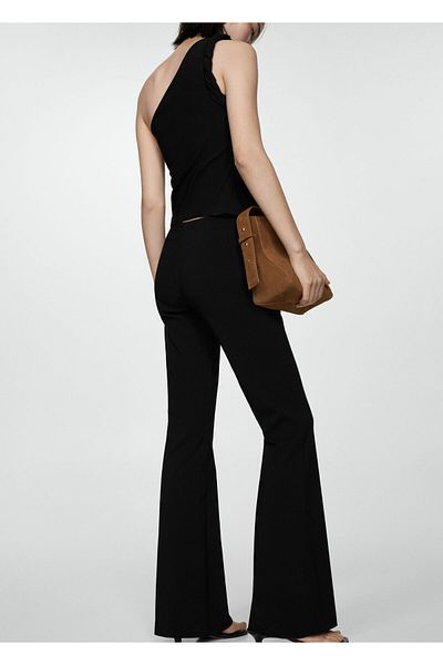 MANGO Woman Tie Detailed Trousers