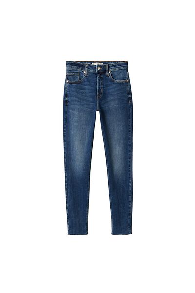 MANGO Dark Denim Women's Trousers27011105