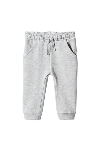 MANGO Pantaloni gri metalic pentru bebelusi