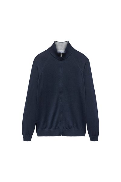 MANGO Cardigan pentru bărbați bleumarin 67070645