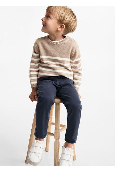 MANGO Woman Brauner Pullover für Babys