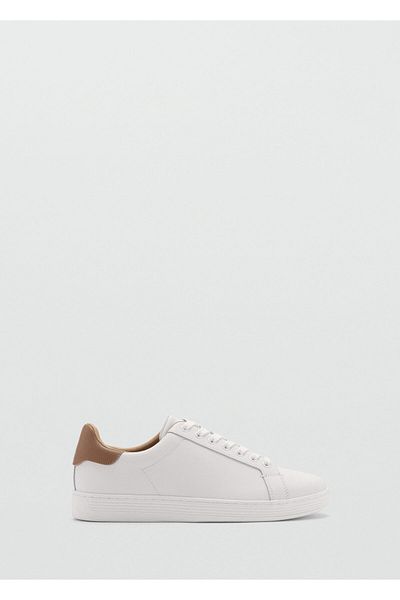 MANGO Tenis alb pentru bărbați 77030596