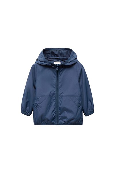 MANGO Μπουφάν Navy Blue Baby Boy 67047916