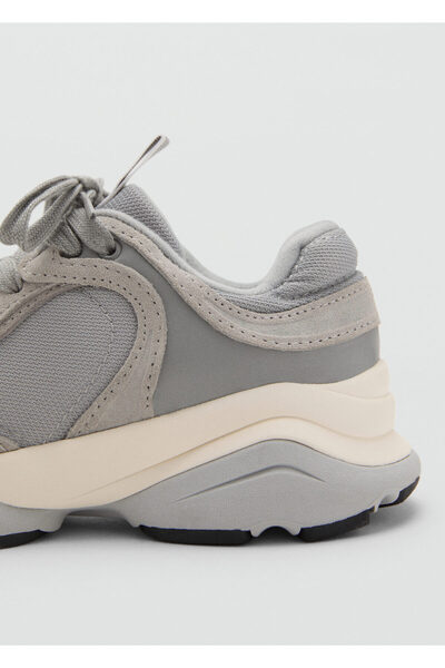 MANGO Woman Bej Kadın  Sneaker 67095152
