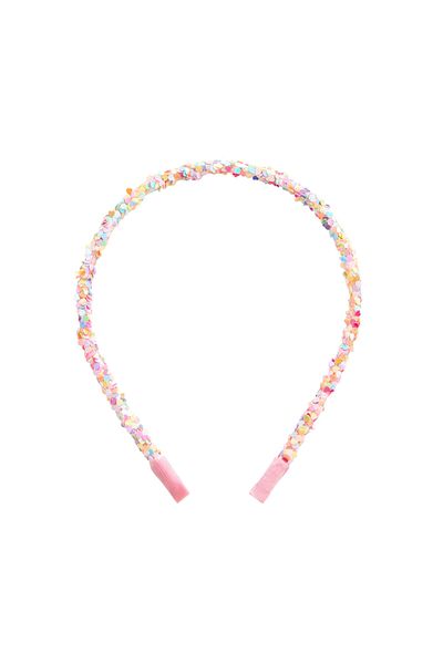 MANGO Rosa Mädchen-Haarband 77030326