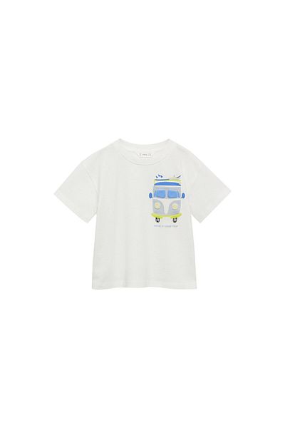 MANGO Baby Boy Off-White T-Shirt