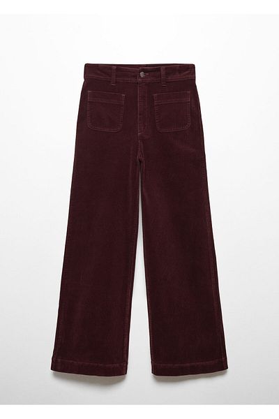 MANGO Women's Red Jeans 67130260