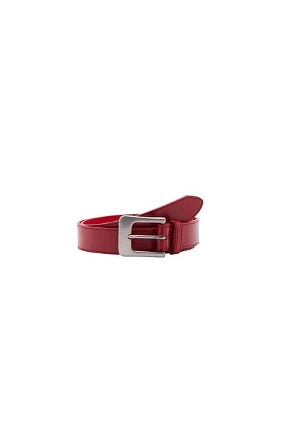 MANGO Red Women's Belt 77032541