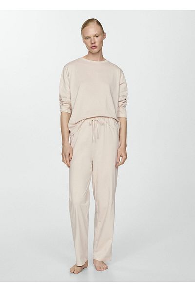 MANGO Woman Φυσικό Γυναικείο Πυτζάμα Κάτω 77090569