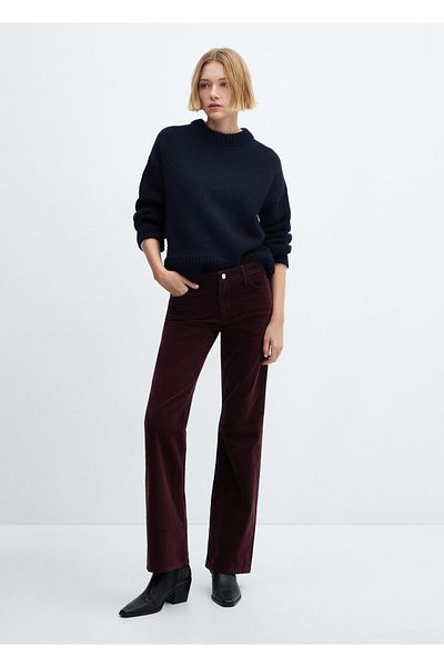 MANGO Woman Women's Red Jeans 67120262