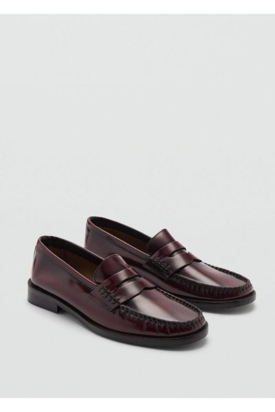 MANGO Woman Pantofi clasici de damă BORDEAUX 77013666