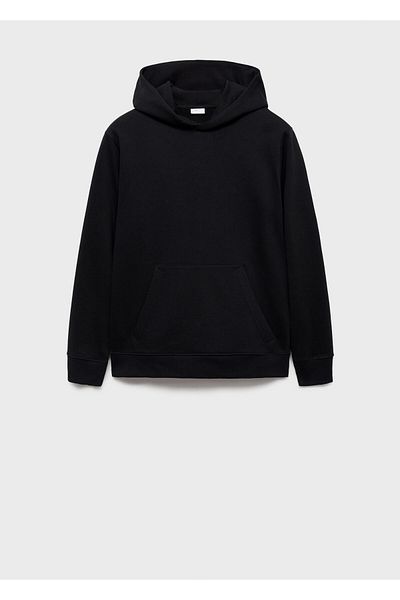 MANGO Woman Hanorac negru pentru bărbați 77027115