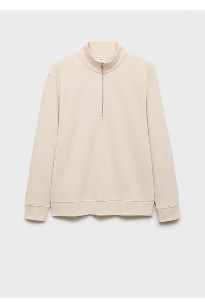 MANGO Woman Φυσικό ανδρικό φούτερ 77007119