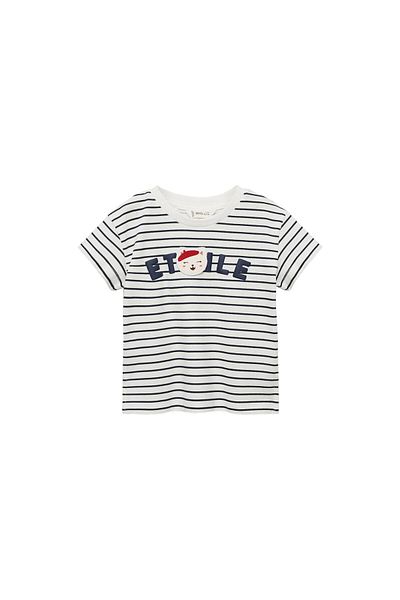 MANGO Off-White Baby Girl T-Shirt 77023285