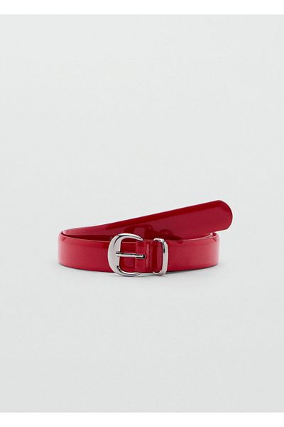 MANGO Red Women's Belt 77070567