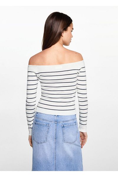 MANGO Woman Off-White Girl's Sweater 77052932