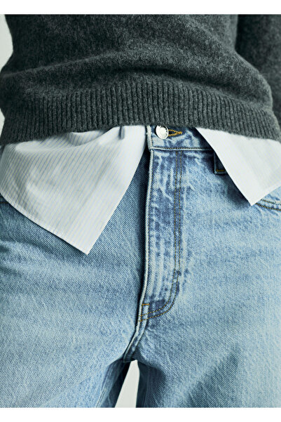 MANGO Orta Denim Rengi Kadın Jeans 77190583