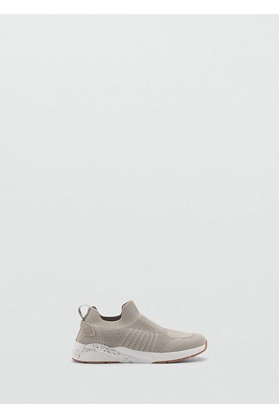 MANGO Woman Gray Girl's Sneaker 77014759