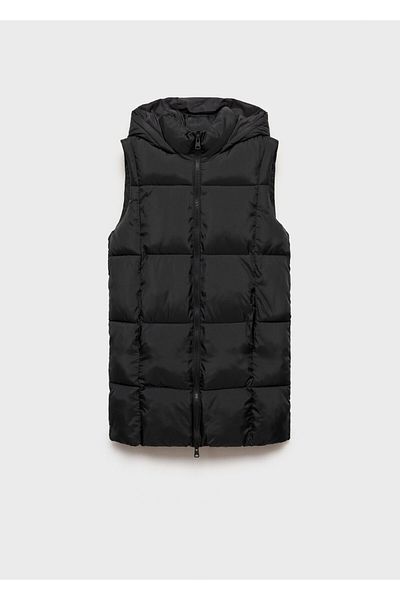 MANGO Black Girl's Vest 77055637