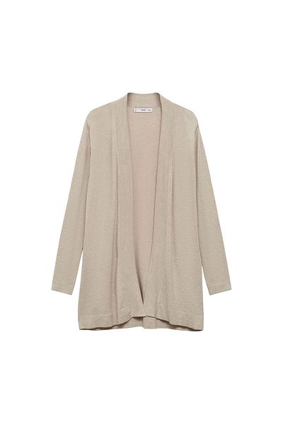 MANGO Cardigan de damă Sand 77090578