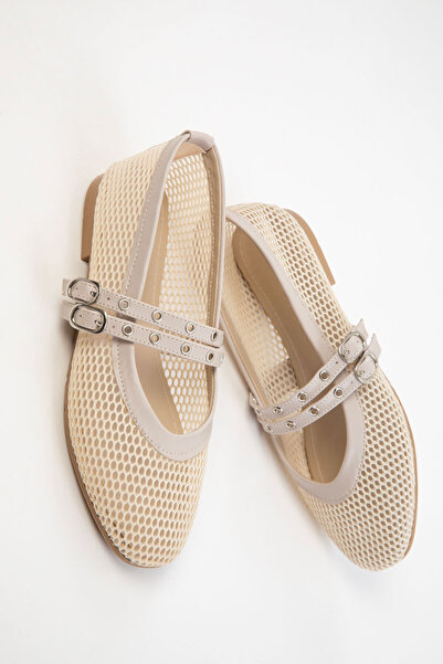 SOHO Beige Women's Ballerinas 20625