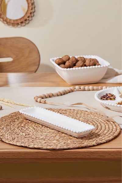 Karaca Carmen Perla 29 Cm Boat Plate