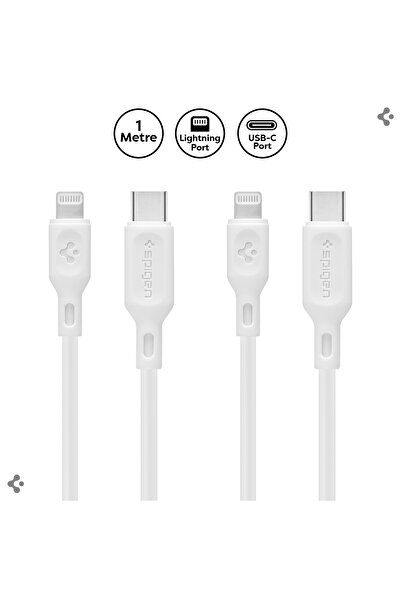 Spigen Cablu USB-C esențial la Lightning pentru încărcare rapidă/date - Licen...
