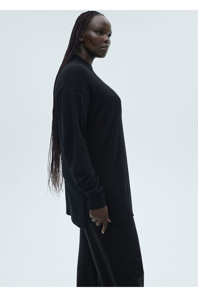 MANGO Siyah Kadın Pantolon 87080425