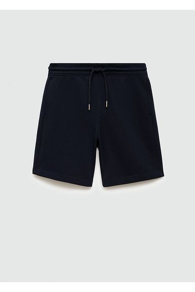 MANGO Pantaloni scurți și bermude pentru bărbați bleumarin 77090585
