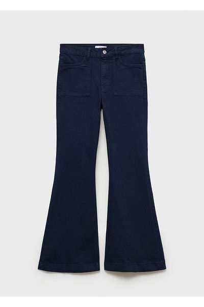 MANGO Navy Blue Girl's Jeans 87082535