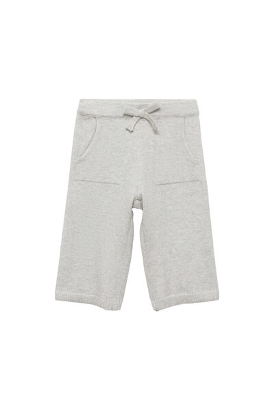 MANGO Açık Gri Kız Bebek Pantolon 77055152