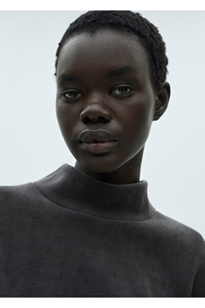 MANGO Koyu Gri Kadın Sweatshirt 87030351