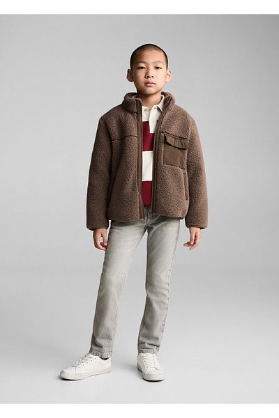 MANGO Woman Boy's Gray Denim Jeans